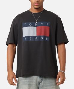 Tommy Jeans TJM Oversized Big Flag T-Shirt Black