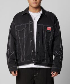 Loiter Galaxy Contrast Jacket Black