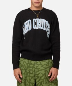 Huf X Toyota Parts And Service Crewneck Sweater Black