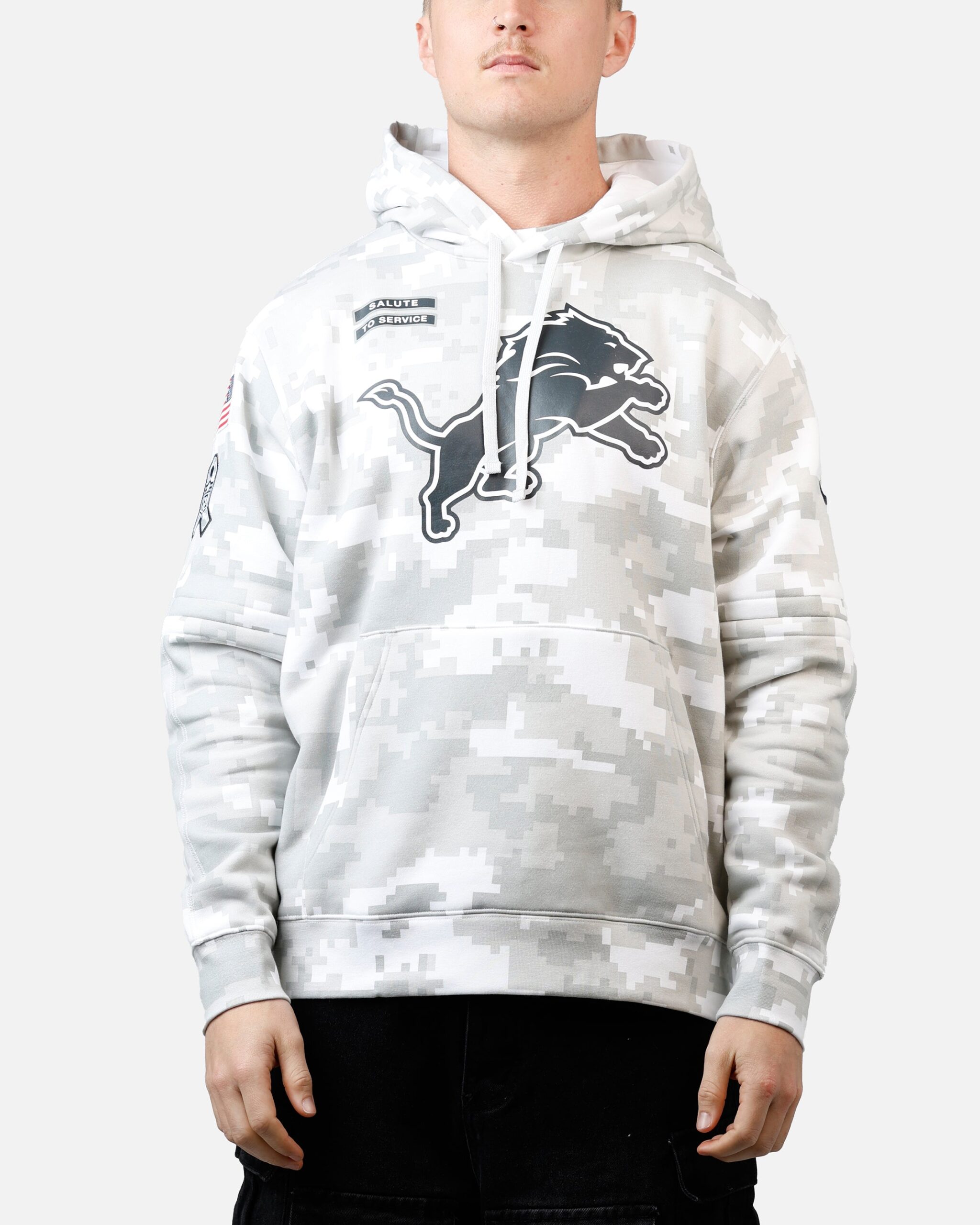 Nike Detroit Lions Salute to Service Hoodie Camouflage