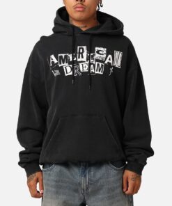 21 Savage American Dream Hoodie Washed Black