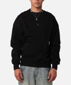 The Anti Order Metal Crewneck Black