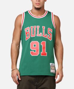 Mitchell & Ness Chicago Bulls Dennis Rodman 'Viva Mexico' '96-97 Swing Jersey Green/Red