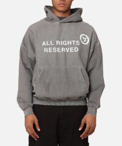 The Anti Order Rights Reserved Hoodie Washed Charcoal