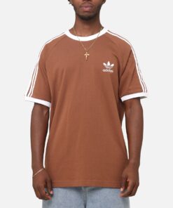 Adidas Classics 3-Stripes T-Shirt Brown