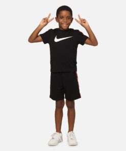 Nike Kids' Sportswear Club Poly Short Set Black