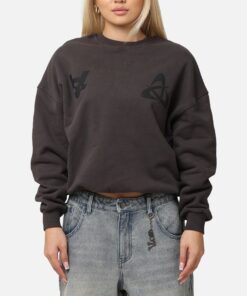 The Anti Order Atomic Crewneck Washed Charcoal