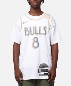 Nike Zach LaVine Chicago Bulls #8 City Edition 2024/25 Nike Dri-Fit NBA Swingman Jersey White