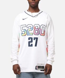 Nike Jamal Murray Denver Nuggets #27 City Edition 2024/25 Nike Dri-Fit NBA Swingman Jersey White