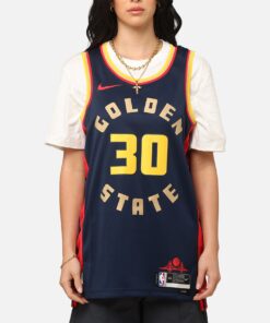 Nike Stephen Curry Golden State Warriors #30 City Edition 2024/25 Nike Dri-Fit NBA Swingman Jersey College Navy
