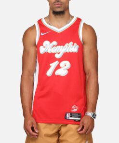 Nike Ja Morant Memphis Grizzlies #12 City Edition 2024/25 Nike Dri-Fit NBA Swingman Jersey University Red