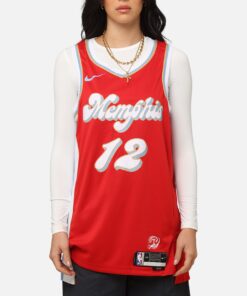 Nike Ja Morant Memphis Grizzlies #12 City Edition 2024/25 Nike Dri-Fit NBA Swingman Jersey University Red