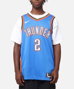 Nike Shai Gilgeous-Alexander Oklahoma City Thunder #2 Icon Edition 2022/23 Nike Dri-Fit NBA Swingman Jersey Signal Blue