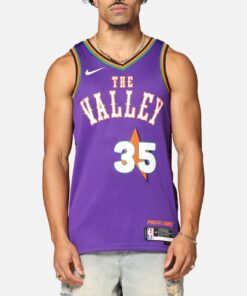 Nike Kevin Durant Phoenix Suns #35 City Edition 2024/25 Nike Dri-Fit NBA Swingman Jersey Field Purple