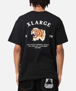 X-Large North Vermont Ave T-Shirt Solid Black