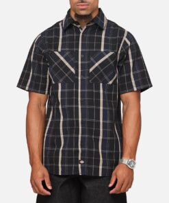 Dickies Best N West Button Up Shirt Black