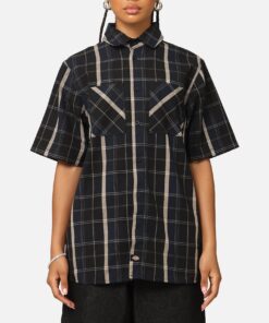 Dickies Best N West Button Up Shirt Black