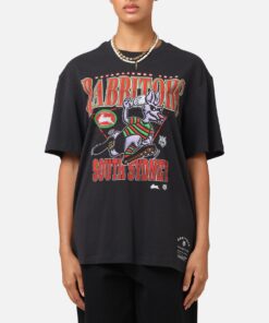 Mitchell & Ness South Sydney Rabbitohs Mascot Character T-Shirt Faded Black