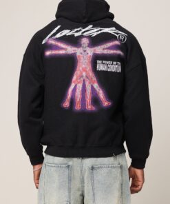 Loiter Human Condition Hoodie Black