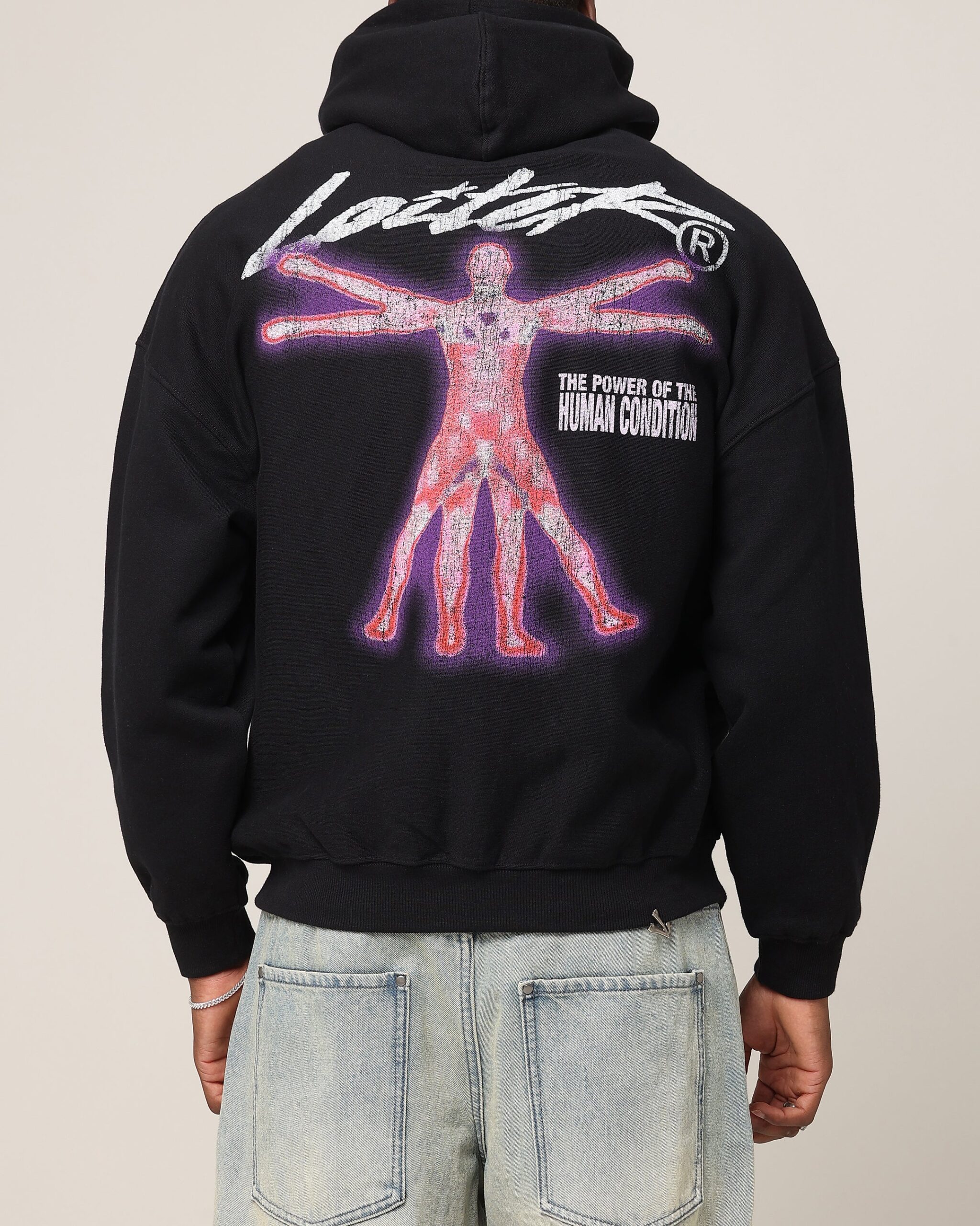 Loiter Human Condition Hoodie Black