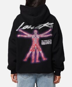 Loiter Human Condition Hoodie Black