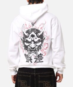 The Anti Order Oni Hoodie White