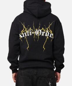 The Anti Order Choas Hoodie Black/Yellow/White