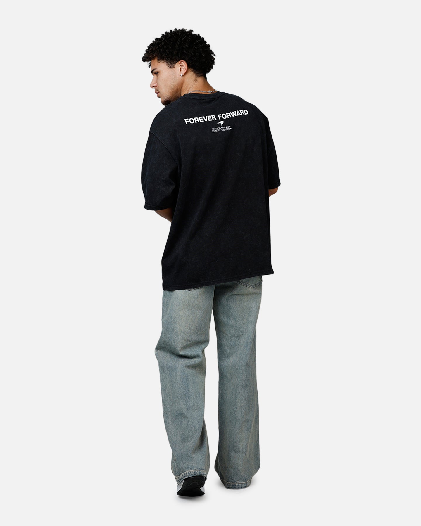 New Era X Mclaren Wordmark T-Shirt Black