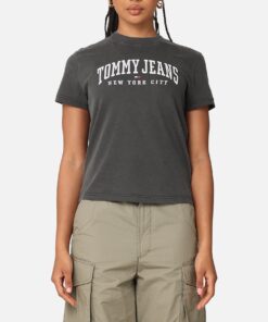 Tommy Jeans Women's TJW Varsity T-Shirt Black