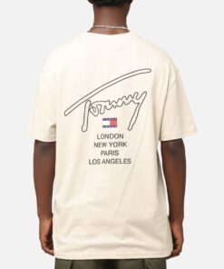 Tommy Jeans TJM City Twist T-Shirt Newsprint