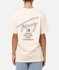 Tommy Jeans TJM City Twist T-Shirt Newsprint