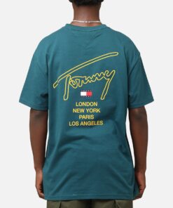 Tommy Jeans TJM City Twist T-Shirt Green