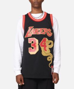 Mitchell & Ness Los Angeles Lakers Shaquille O'Neal 1996 Swingman Jersey Black/Gold