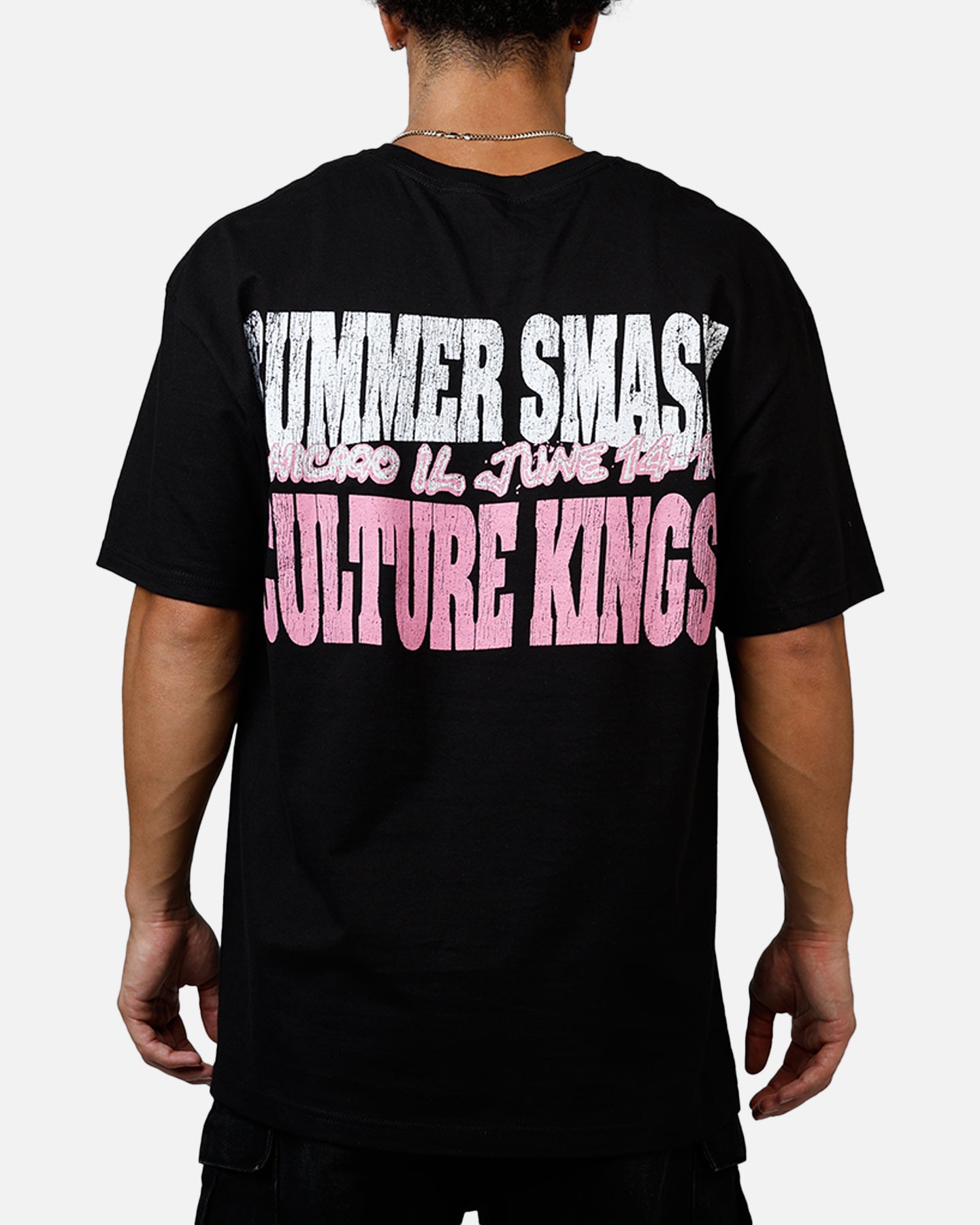 Summer Smash Line Up Vintage T-Shirt Washed Black