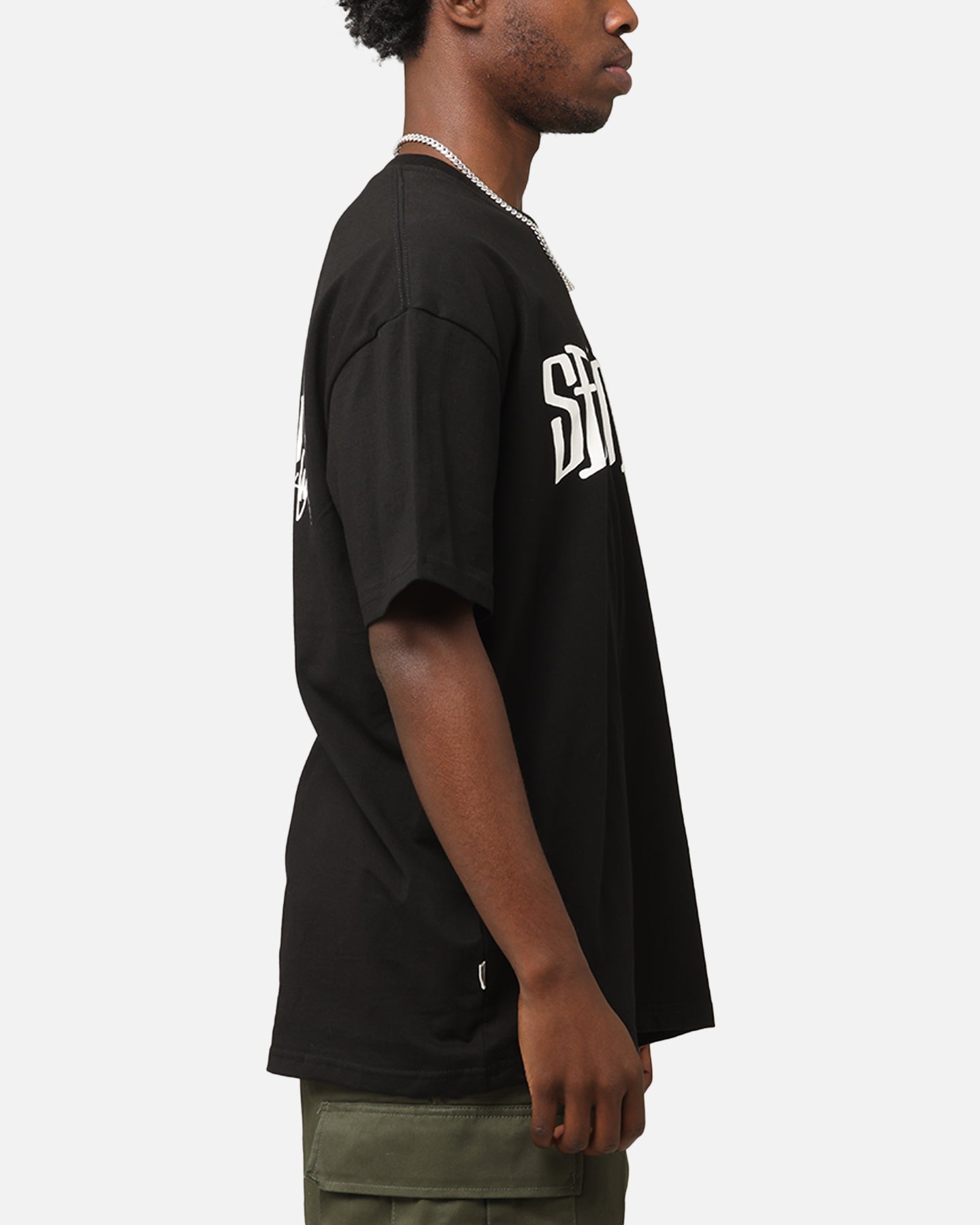 S Double Design By T-Shirt Black