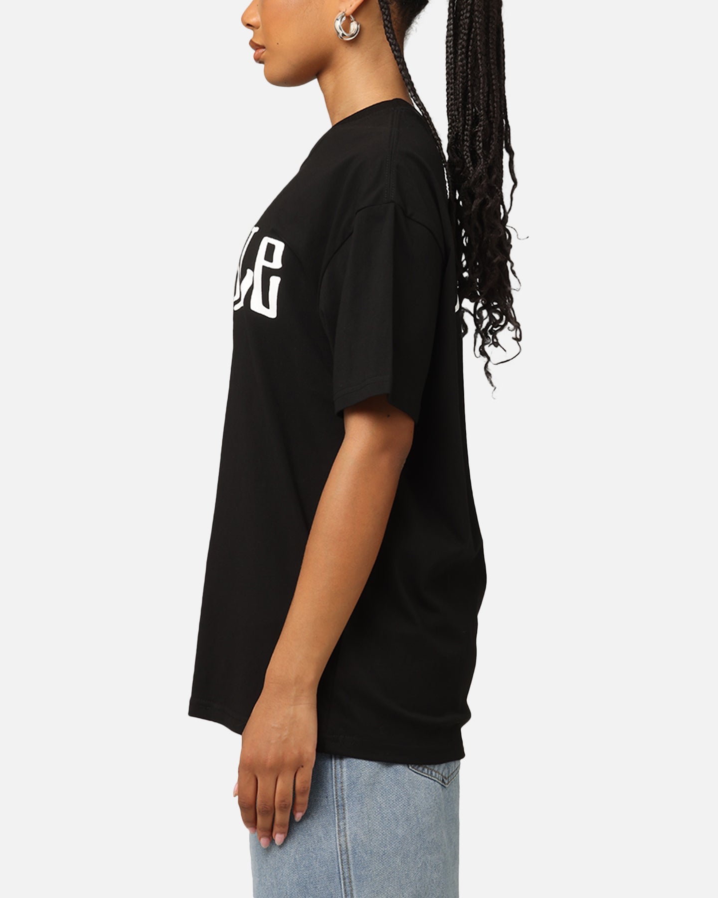S Double Design By T-Shirt Black