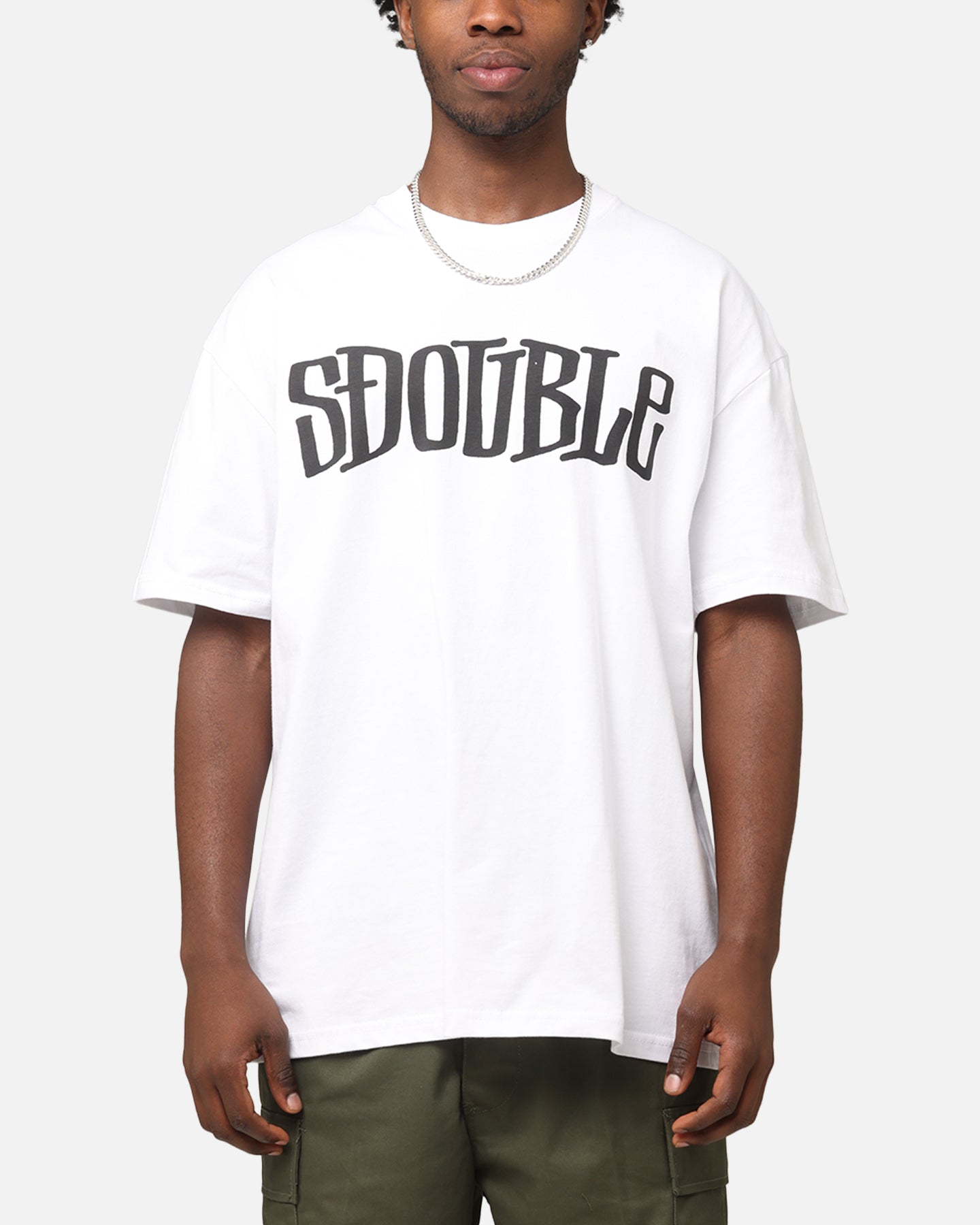 S Double Design By T-Shirt White