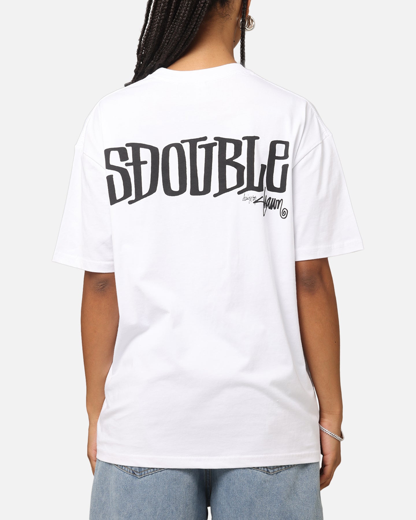 S Double Design By T-Shirt White