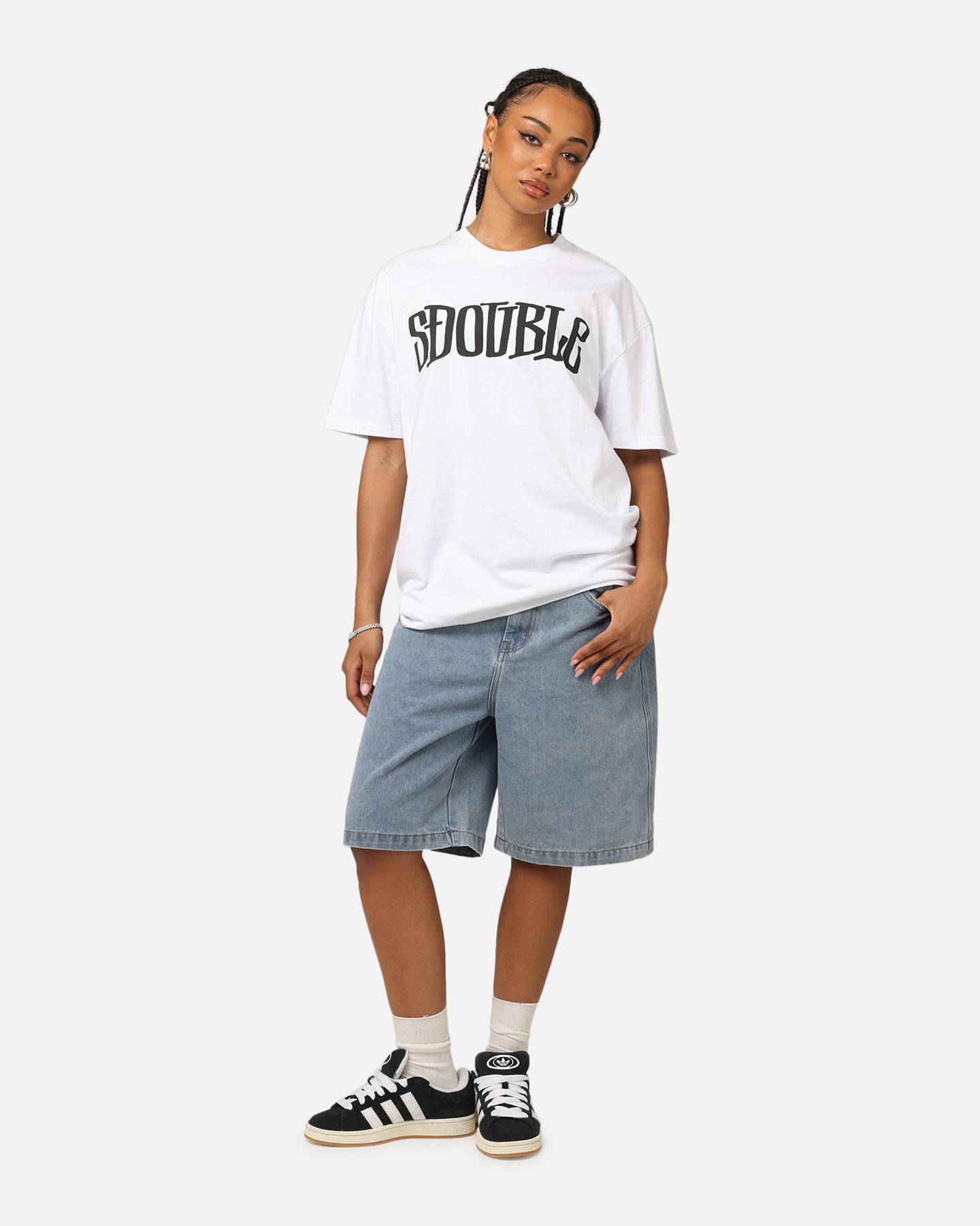 S Double Design By T-Shirt White
