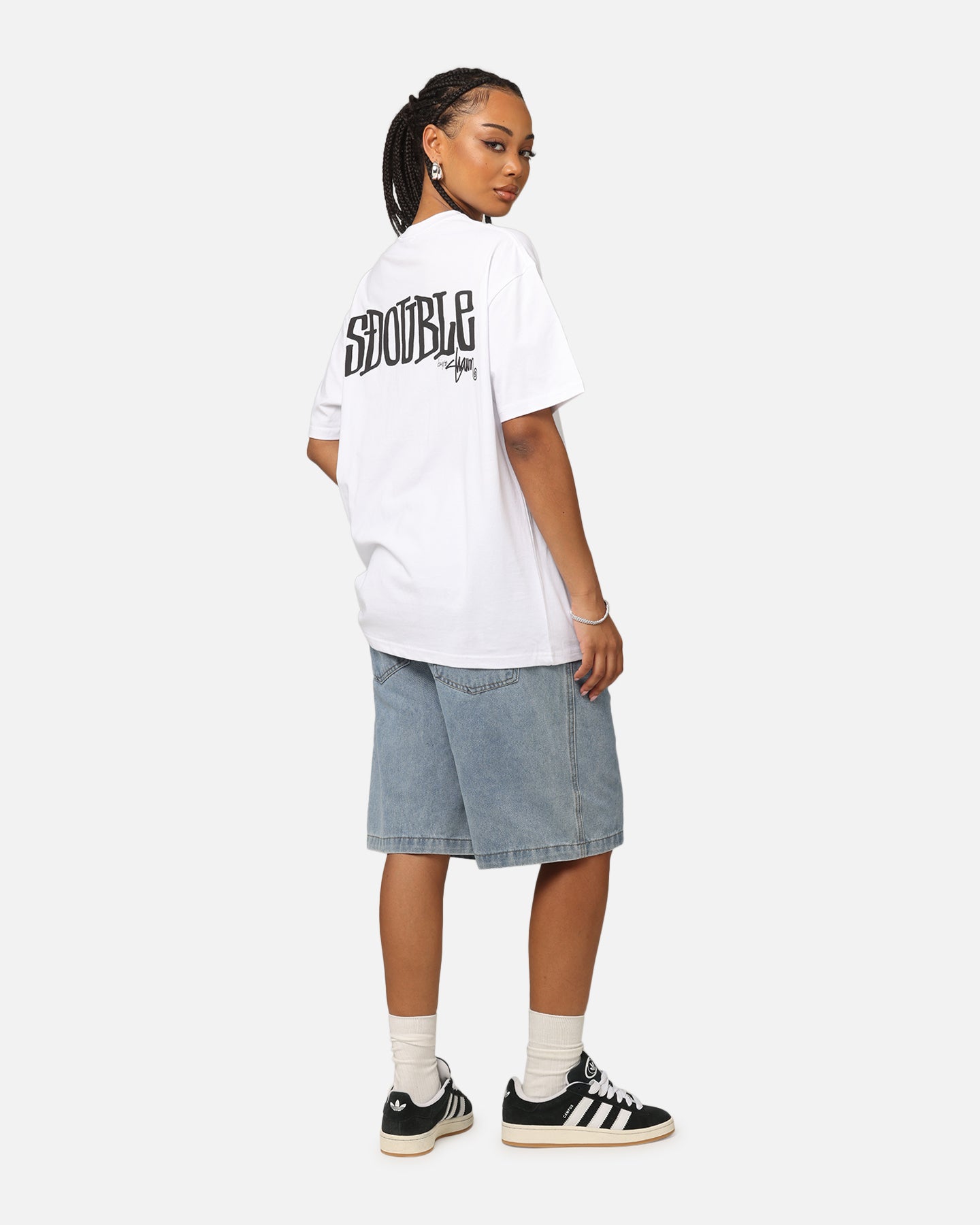 S Double Design By T-Shirt White