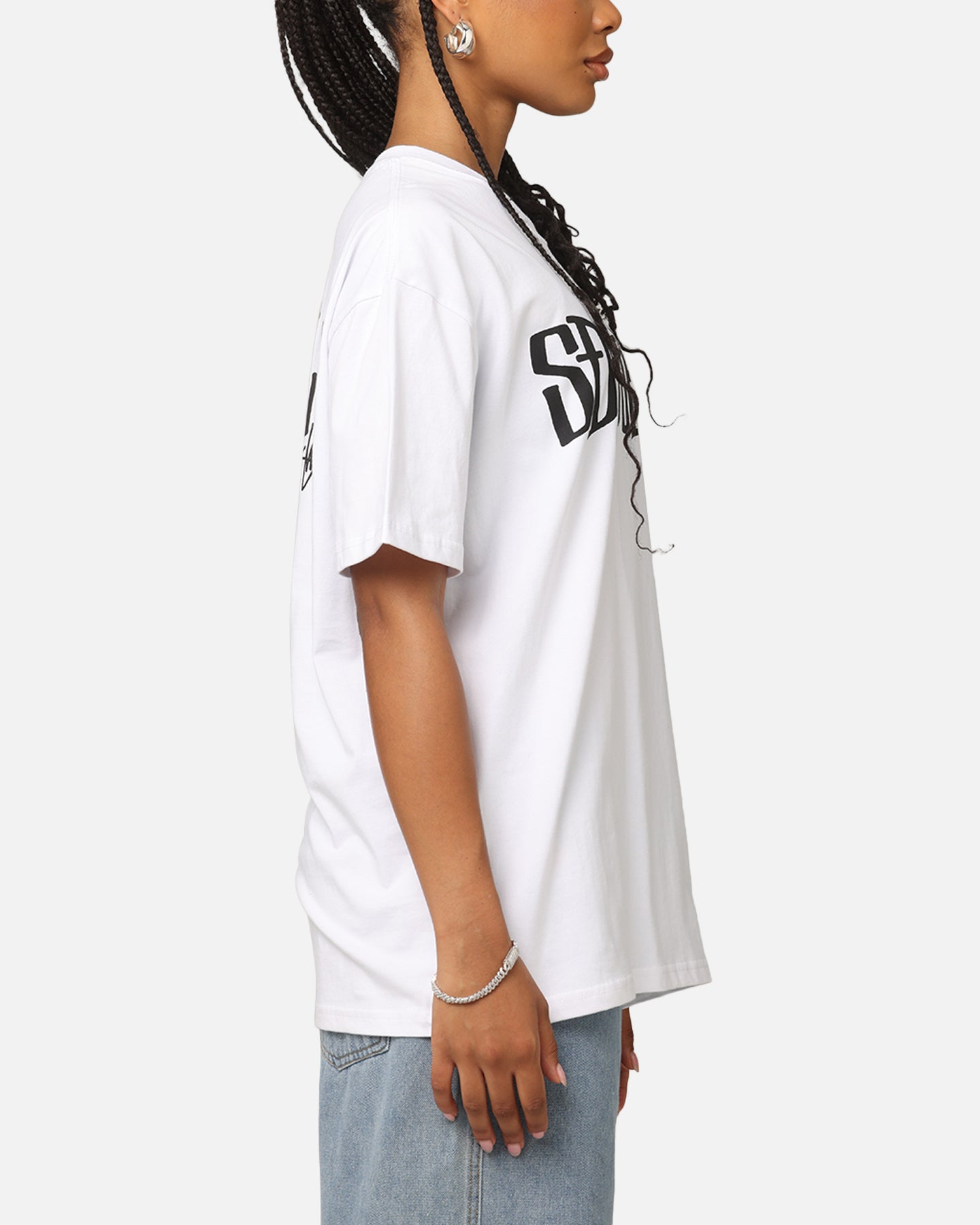 S Double Design By T-Shirt White