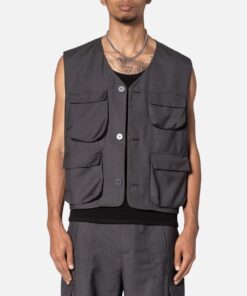 MNML Bounded Gabardine Vest Grey