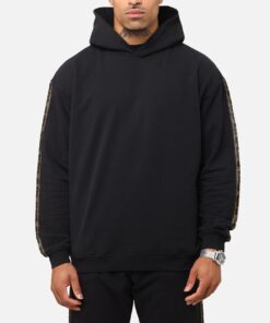 Champion Lux Taping Hoodie Black