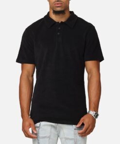 Saint Morta Knitted Polo Shirt Black