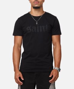 Saint Morta Cambronne Xweave El Duplo T-Shirt Black/Black