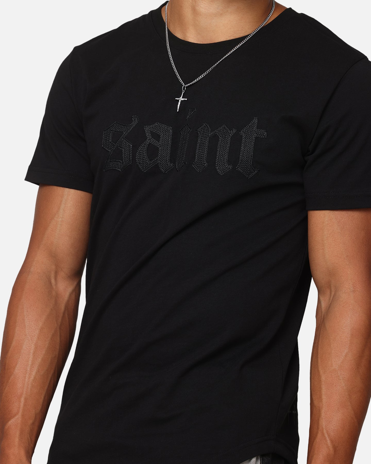 Saint Morta Cambronne Xweave El Duplo T-Shirt Black/Black