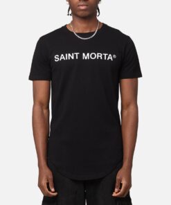 Saint Morta Official El Duplo T-Shirt Black/White
