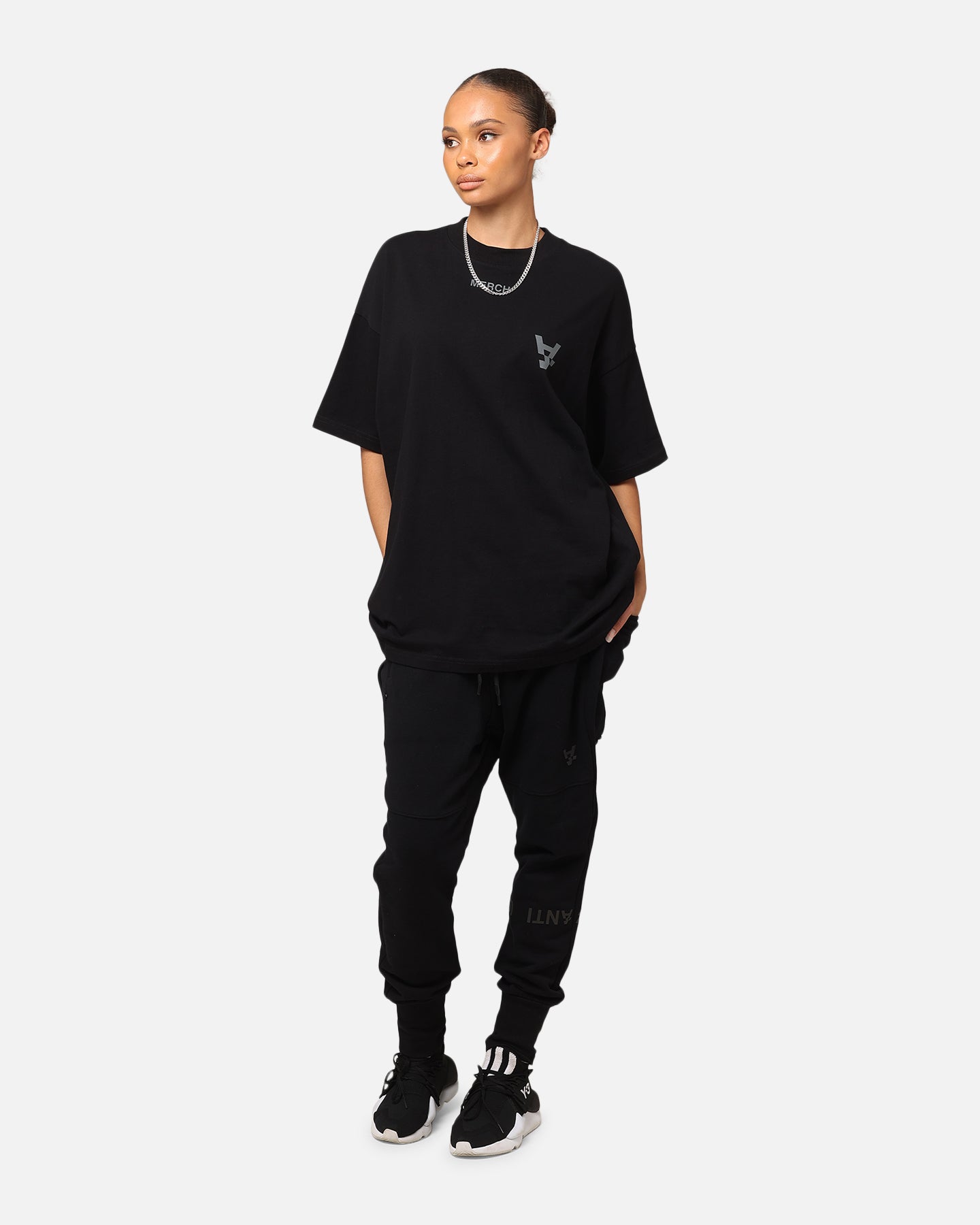 The Anti Order A Logo Merch Boxy T-Shirt Black