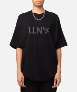 The Anti Order Merch Boxy T-Shirt Black/Black