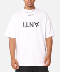 The Anti Order Merch Boxy T-Shirt White/Black